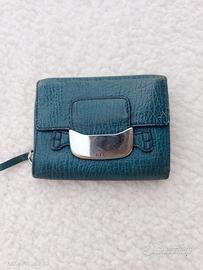 portafoglio Tod's in pelle con placca argento 