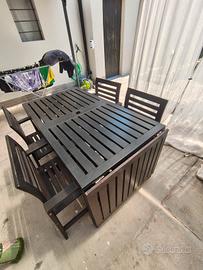 tavolo da giardino  allungabile Ikea  Nammaro
