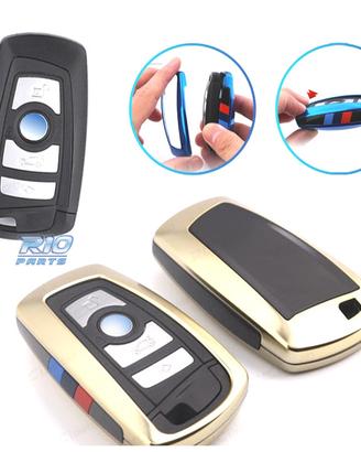 CUSTODIA COVER CHIAVE BMW QUADRATA IN ORO