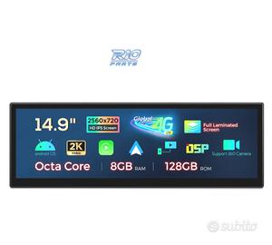 RADIO GPS ANDROID 14 BMW SERIE 5 F07 CIC 15" 8GB+