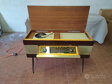 Mobile radio-giradischi Minerva modello Firenze