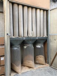 Impianto aspirazione falegnameria 4 kW - filtro 27