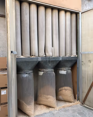 Impianto aspirazione falegnameria 4 kW - filtro 27