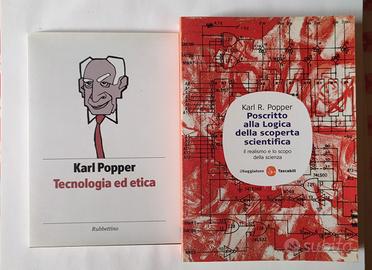 4 libri di Karl Popper 