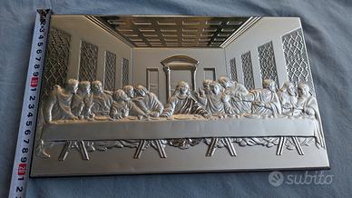 Cornice argento ultima cena