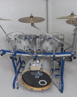 Batteria con RACK  (misura 16")