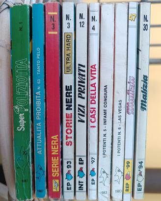 lotto 10 fumetti Ediperiodici Edifumetto erotici 