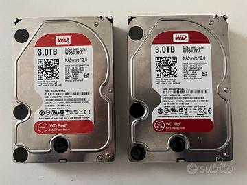 Coppia Western Digital Red NAS Hard Drive WD30EFRX