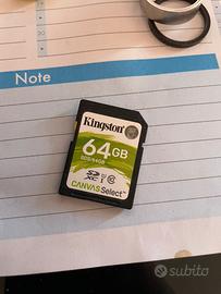 Memoria SD Kingston 64gb