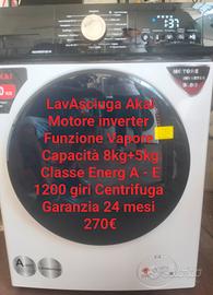 LavAsciuga AKai 8kg+5kg Motore inverter 