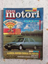 Gente Motori 10/1988  Mercedes 190 Volkswagen Corr