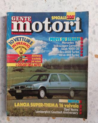 Gente Motori 10/1988  Mercedes 190 Volkswagen Corr