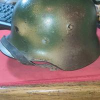 ww2 elmetto Tedesco m40 quist camo originale