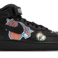 Nike Air Force 1 Mid Supreme NBA Nero