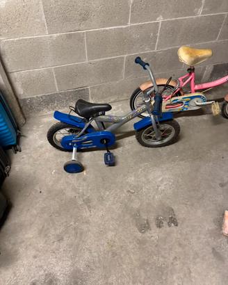 Bici da bambini blu