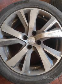 Cerchi + gomme estive 205/50 ZR17 Peugeot 