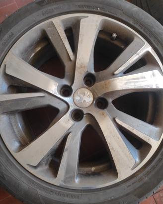 Cerchi + gomme estive 205/50 ZR17 Peugeot 