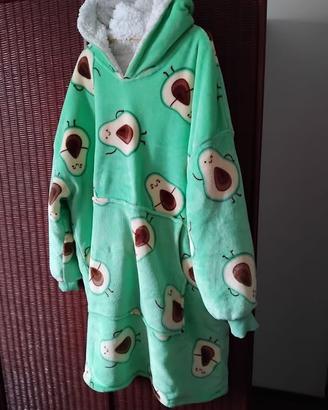 Vestaglia  Pile Invernale Caldo Termico