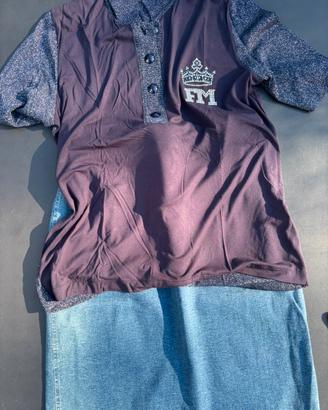 Gonna krizia con due maglie