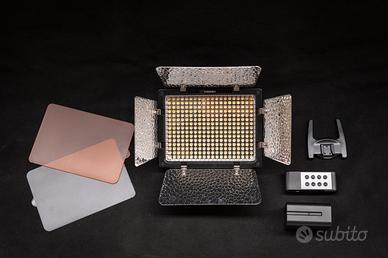 FARETTO LED FOTOGRAFIA “YONGNUO” + BATTERIA