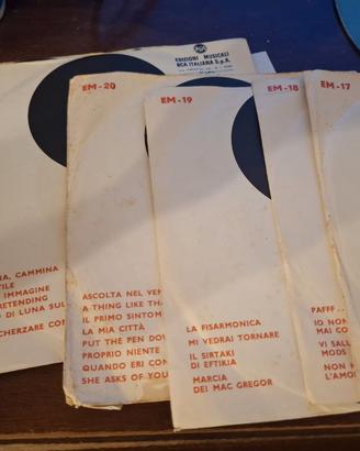 10 dischi refrain edizioni musicali RCA 33 giri