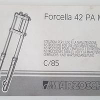 MARZOCCHI FORCELLA 42PA M1R Uso e manut