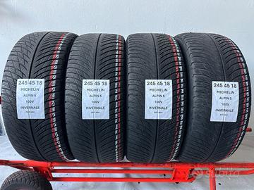 4 gomme 245 45 18 MICHELIN INVERNALE