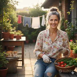 Addetta in fabbrica, commessa,
