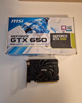 scheda video Geforce GTX 650 2gb
