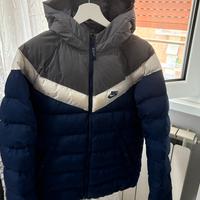 Giubbotto nike grigio,bianco e blu