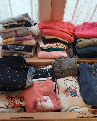vestiti assortiti bambina 3-5 anni