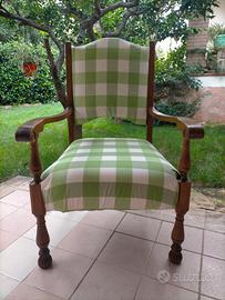 poltroncina stile country 