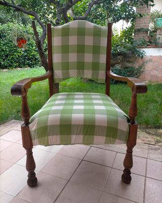 poltroncina stile country 