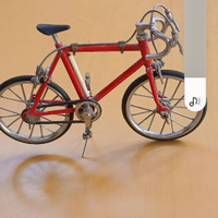 Miniatura bici da corsa 1/10 scala doll house