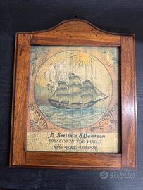 Quadro vintage barca A. Smith & S. Denison