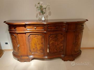 CREDENZA LEGNO RETRO’, VINTAGE, BAROCCO VITTORIANO