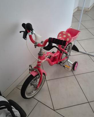 bicicletta bambina va da due anni e mezzo in sú