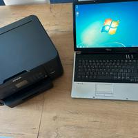 Portatile Fujitsu 2009 + Stampante Epson XP-5105