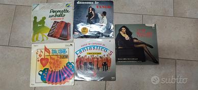 lotto 5 vinili di liscio