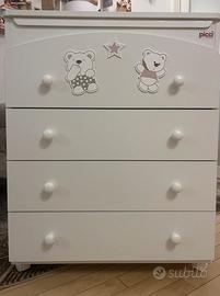 Cassettiera fasciatoio Picci