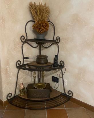 Angoliera ferro e legno