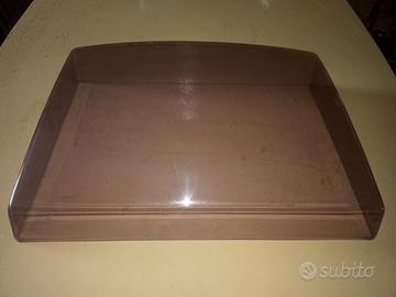 Cappa Coperchio giradischi in plexiglass vintage