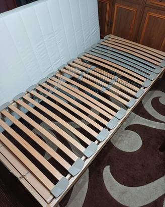 letto singolo motorizzato + materasso 