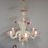 lampadario in vetro di murano 