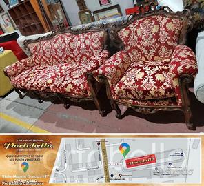 Codice: 252070 SALOTTO BAROCCO COMPLETO DI POLTRO