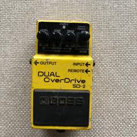 Boss Dual Overdrive SD-2 con scatola e istruzioni