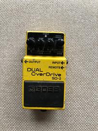 Boss Dual Overdrive SD-2 con scatola e istruzioni