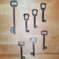 Lotto 7 chiavi vintage