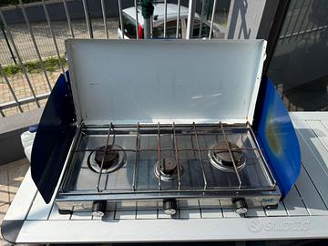 Mobiletto campeggio + fuochi