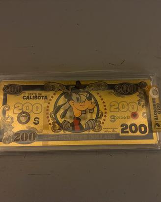 Banconota Disney Gold - Pippo